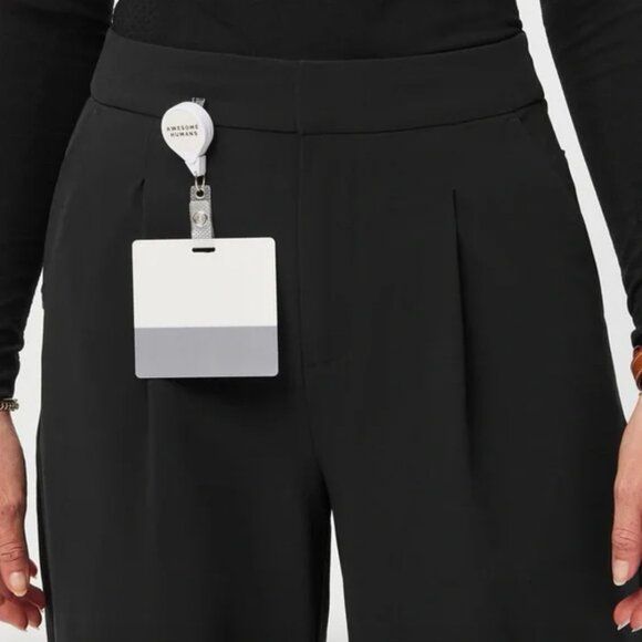 FIGS (Pro) Black Women's Wide Leg Trouser, Medium - Picture 4 of 6